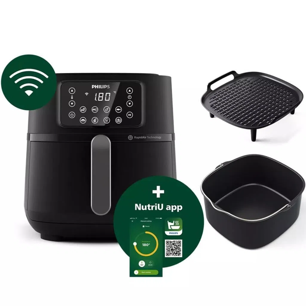 Philips HD9285/96 XXL Airfryer Fryer Zdalne złącze 1,4 kg, pojemność 7,2 l (z prezentem akcesoriów)