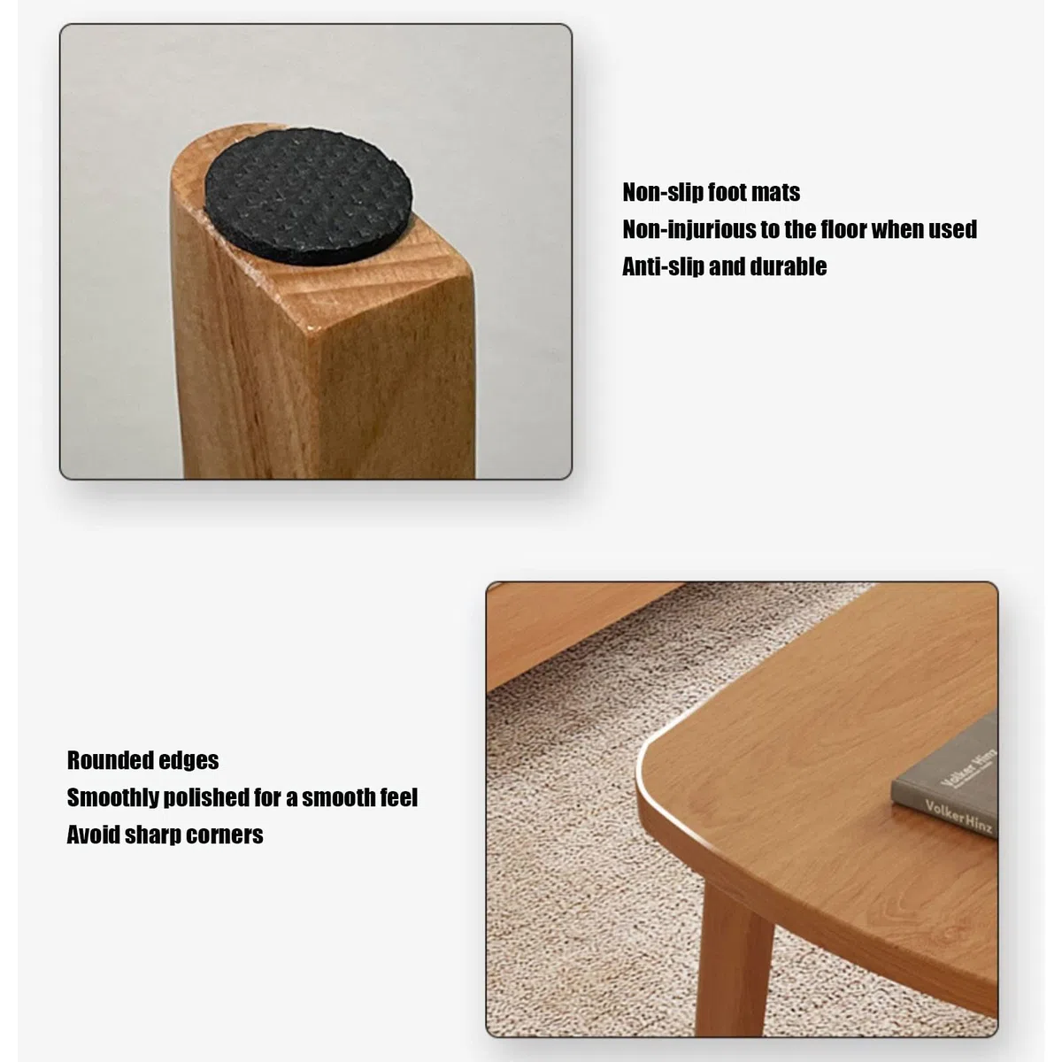 Składany stolik kawowy w japońskim stylu - stół do jadalni z litego drewna (kolor: A Rozmiar: 100 * 55 * 44 cm) - Oszczędność miejsca Nowoczesny design Wszechstronne zastosowanie