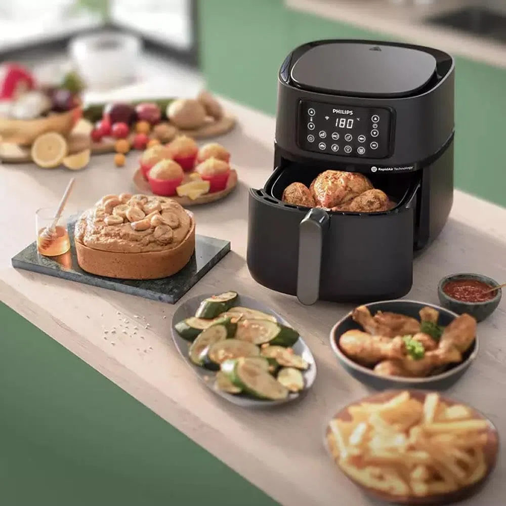 Philips HD9285/96 XXL Airfryer Fryer Zdalne złącze 1,4 kg, pojemność 7,2 l (z prezentem akcesoriów)