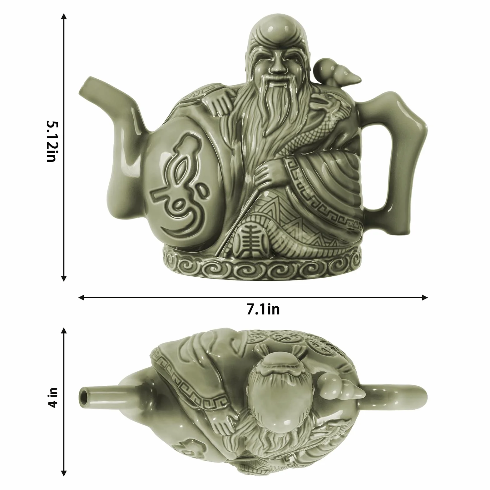 Czajnik Assassins, Ręcznie Robiony Chiński Ceramiczny Czajnik Na Herbatę, Jeden Garnek Trzy Napoje, Czajniczek Na Dwa Serca, Dozownik Do Napojów, Dzbanek Na Herbatę Magic Trick Z Mini Lejkiem
