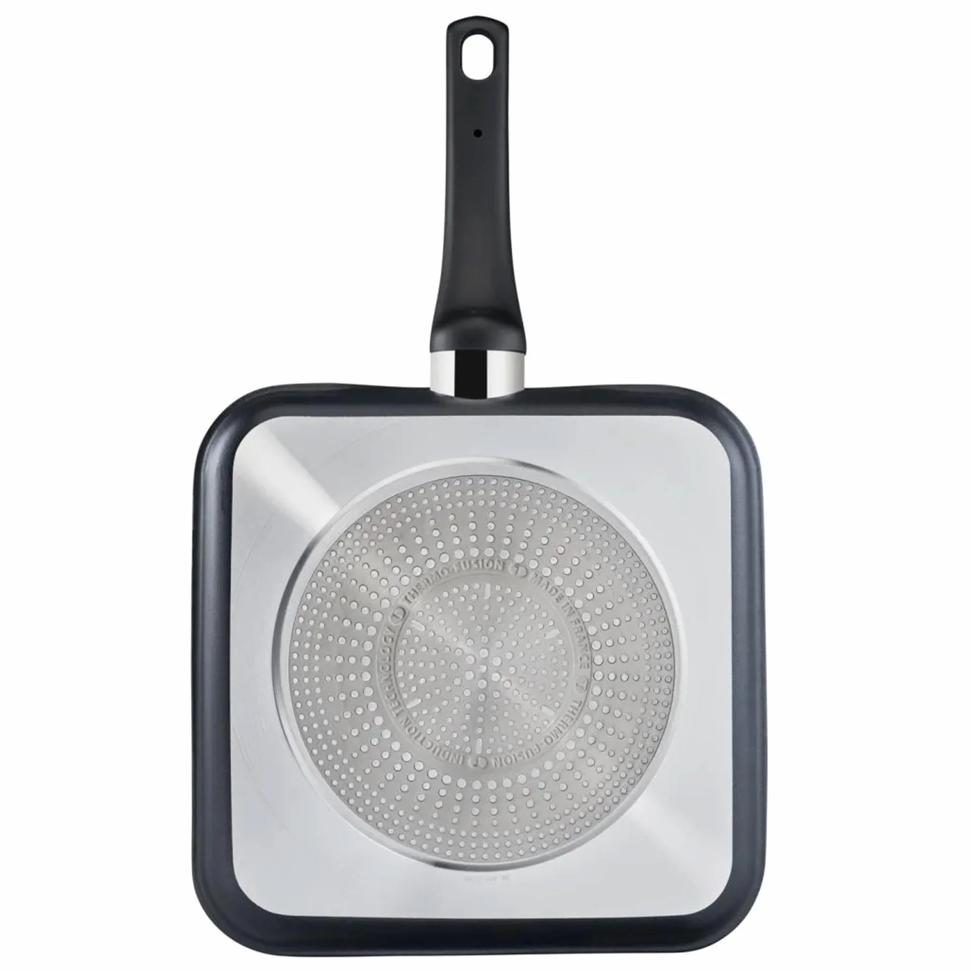 Tefal Selection patelnia grillowa 26 x 26 cm, tytanowa powłoka nieprzywierająca, wskaźnik temperatury Thermo-Spot, Advanced Induction, do wszystkich rodzajów kuchenek, w tym indukcyjnych
