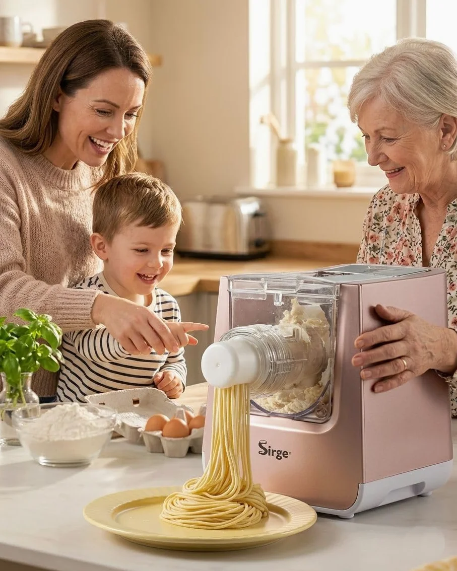 Sirge Maszynka do makaronu, 300 W, tworzywo sztuczne, 4 prędkości, 650 g – 14 makaronu umiera