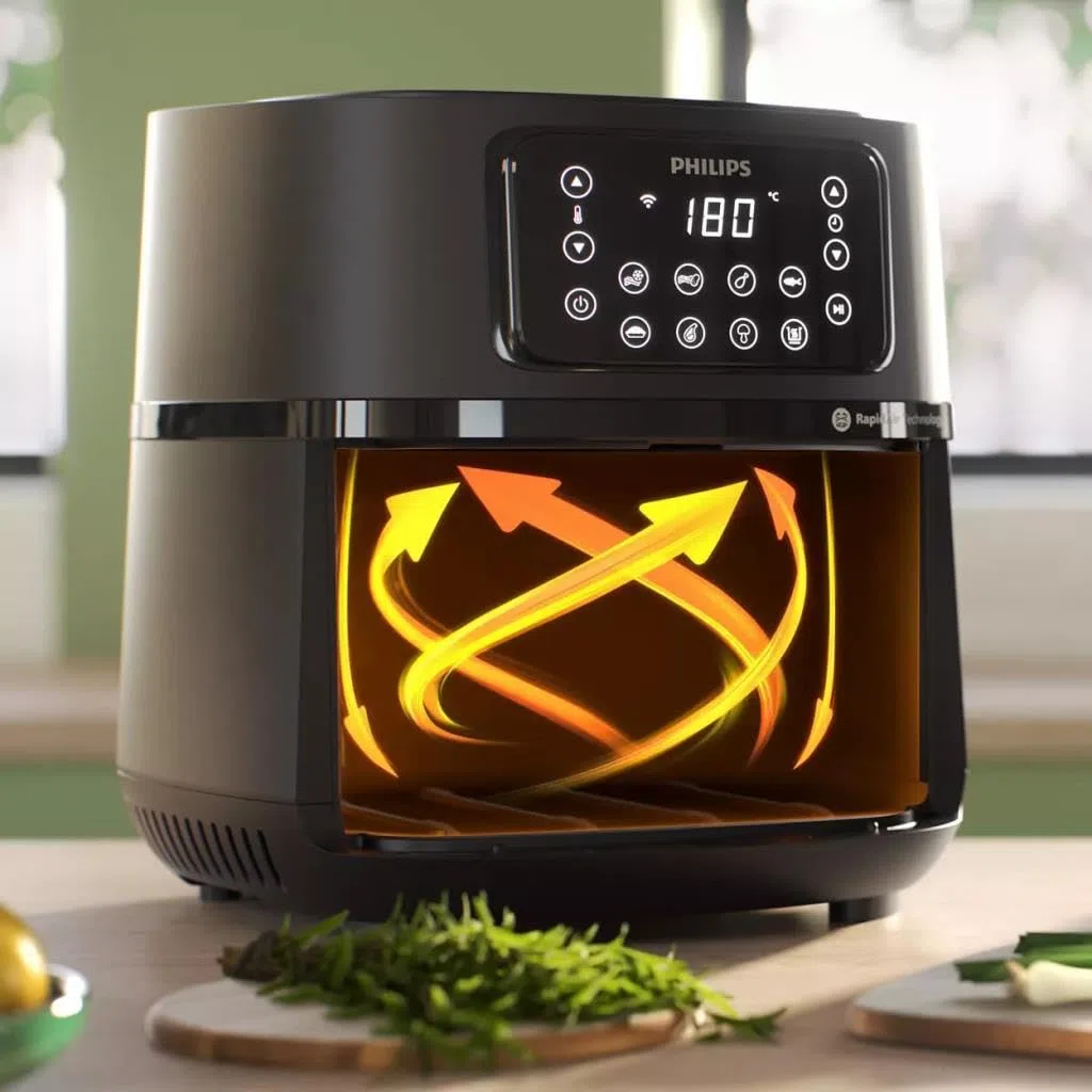 Philips HD9285/96 XXL Airfryer Fryer Zdalne złącze 1,4 kg, pojemność 7,2 l (z prezentem akcesoriów)