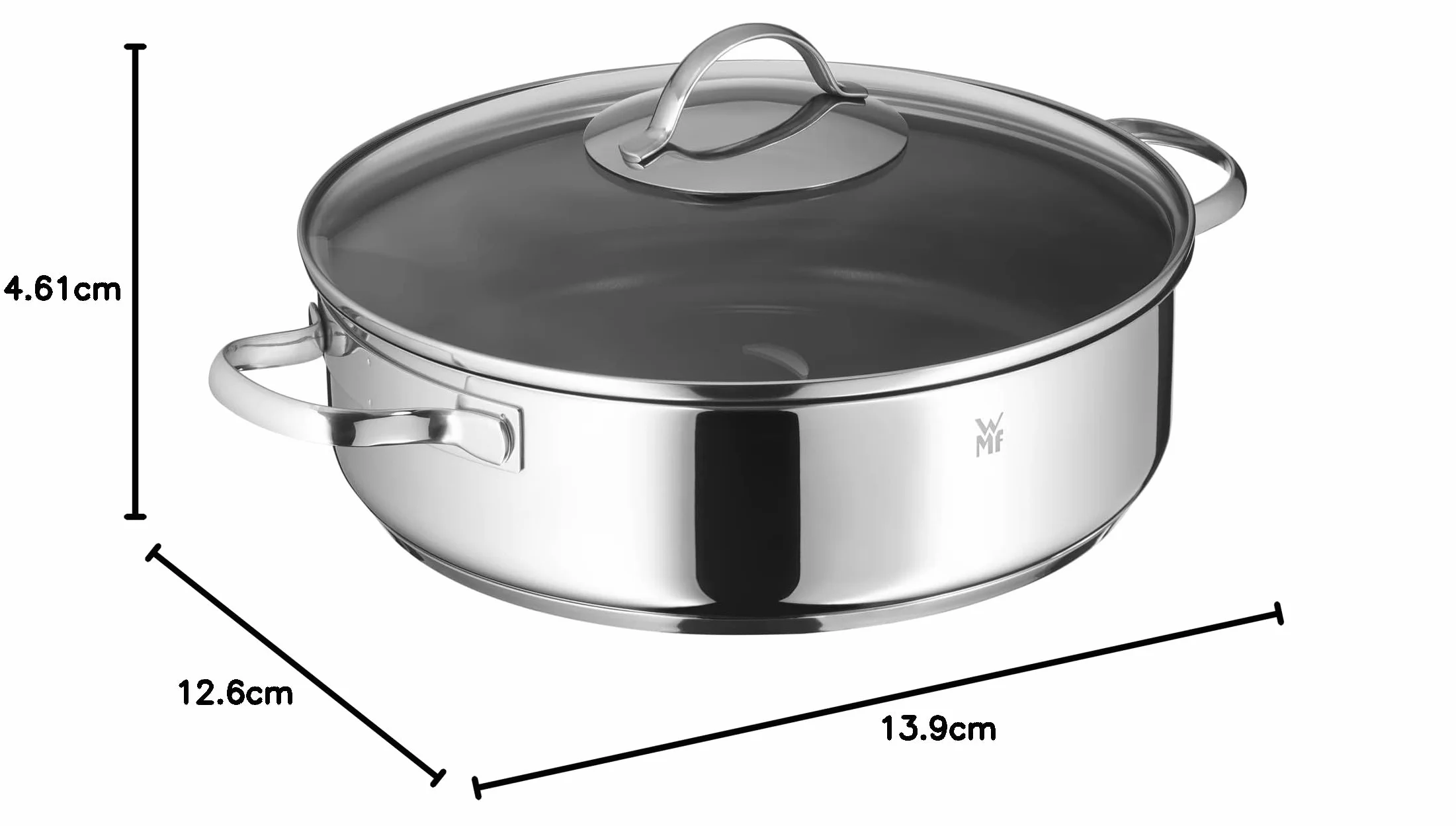 Wmf Zestaw Garnków Srebrny Ø 28 Cm