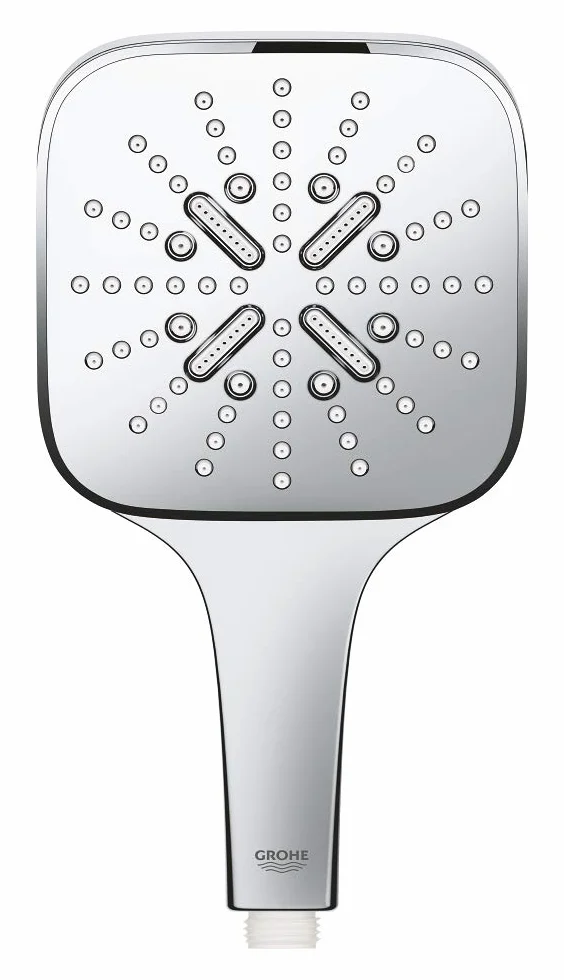 GROHE Rainshower 130 SmartActive Cube słuchawka prysznicowa 3 rodzaje strumienia, chrom, 26582000