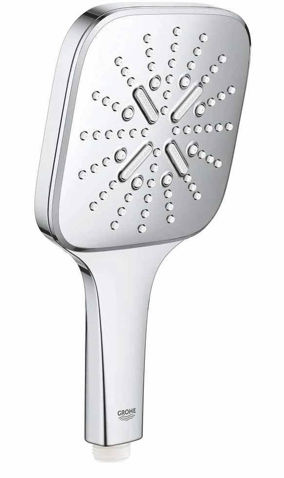 GROHE Rainshower 130 SmartActive Cube słuchawka prysznicowa 3 rodzaje strumienia, chrom, 26582000