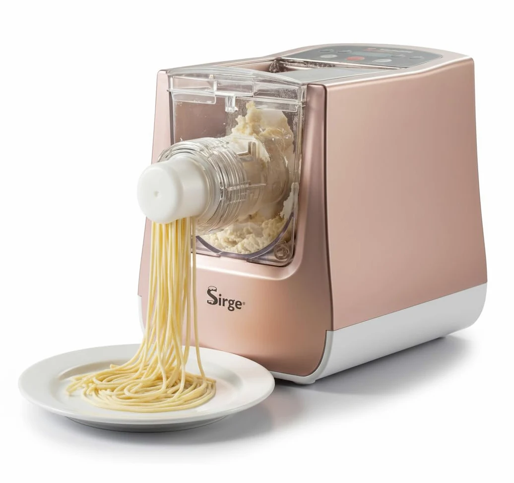 Sirge Maszynka do makaronu, 300 W, tworzywo sztuczne, 4 prędkości, 650 g – 14 makaronu umiera