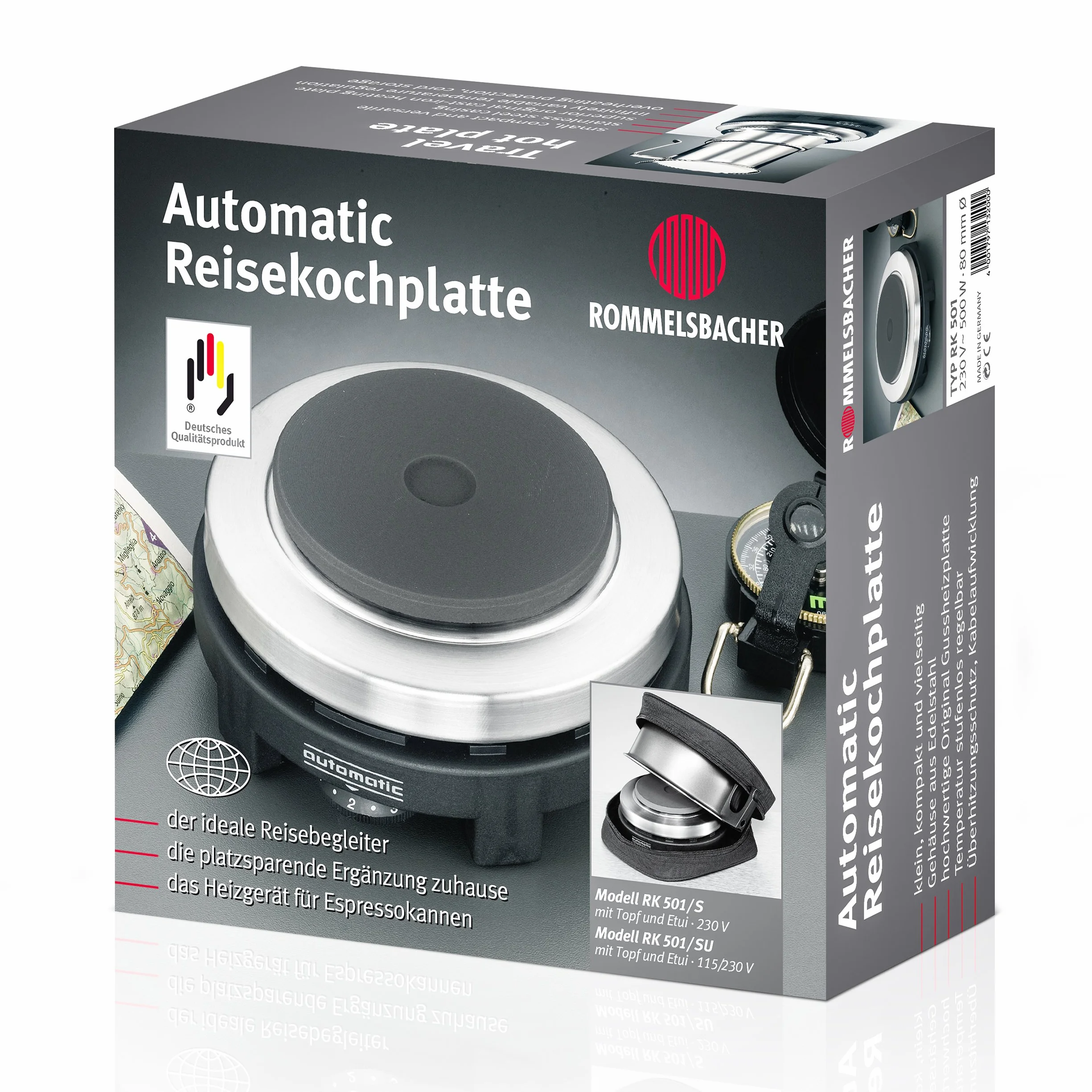 Rommelsbacher Automatyczna płyta grzejna RK501