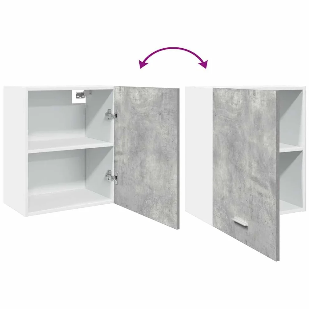 vidaXL Szafka wisząca Lyon szarość betonu 50x31x60 cm płyta wiórowa