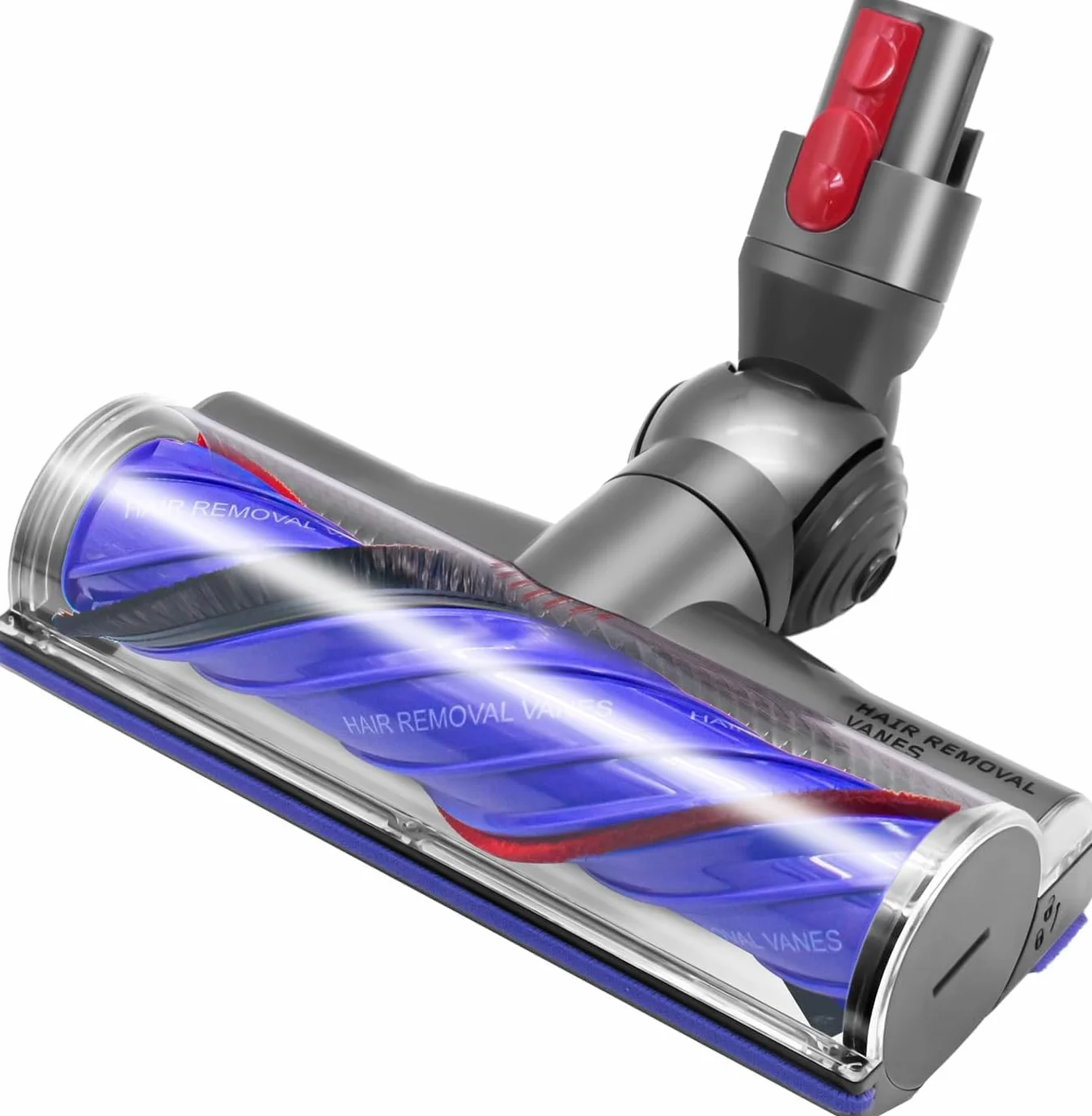 Ulepszona głowica silnika zapobiegająca plątaniu się do odkurzacza Dyson V7 V8 V10 V11 V15 SV10 SV11 SV12 SV14 zamiennik głowicy czyszczącej części zamienne do twardego drewna i dywanów Dyson