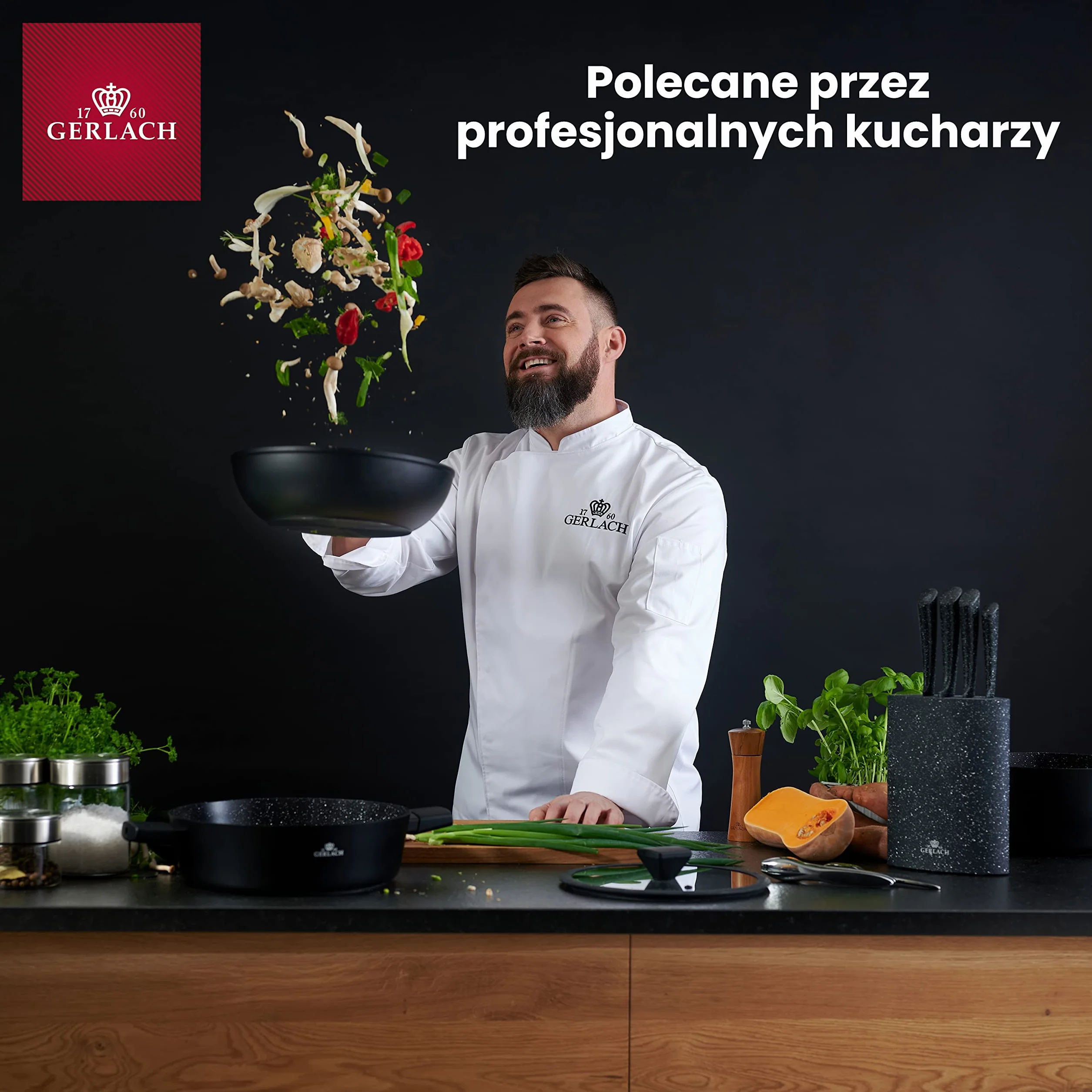 Gerlach Prestige Plus Zestaw Garnków, Srebrny, 10 El.