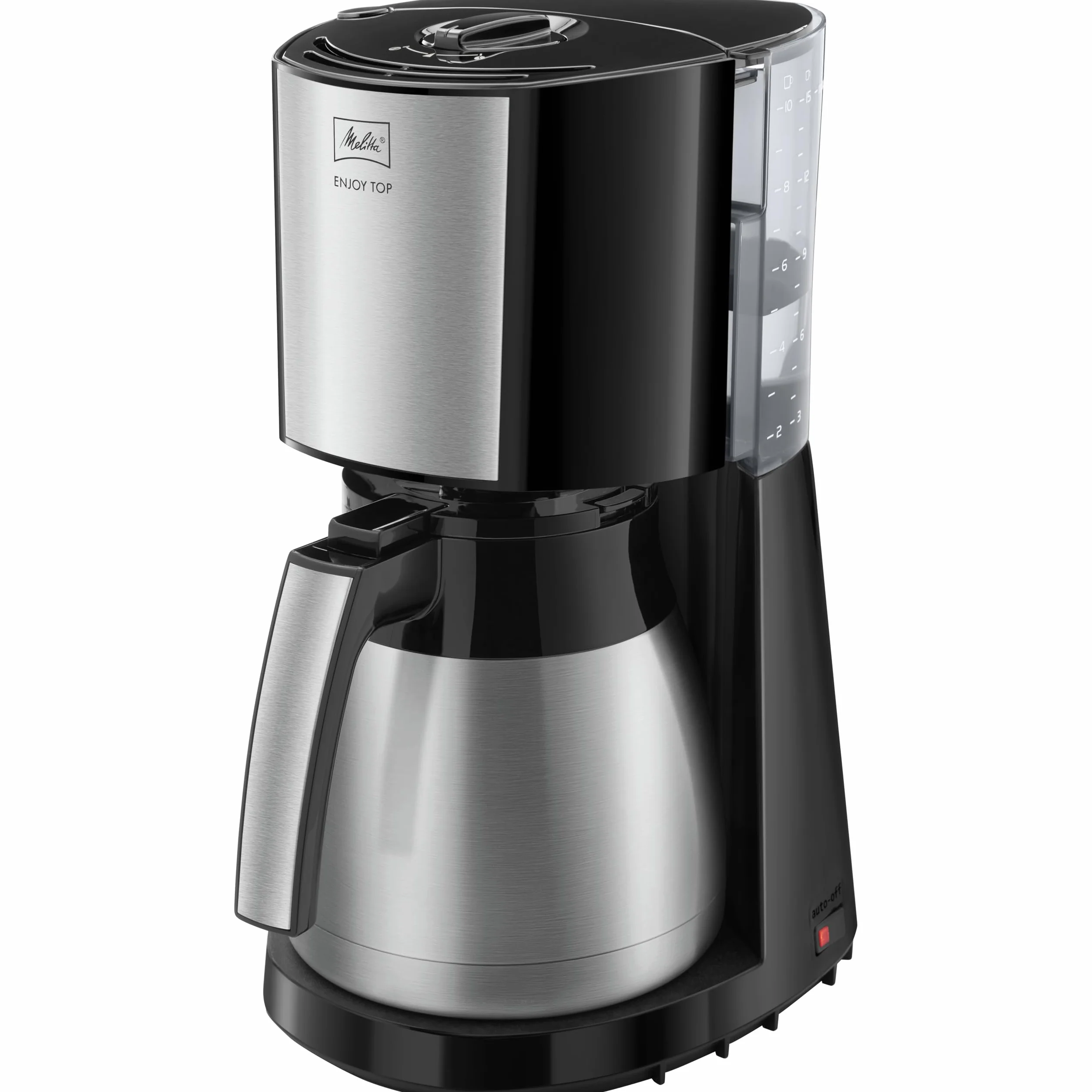 Melitta 1017-08 Ekspres do Kawy, Stal Szlachetna, 1000 W, 10 L, Czarny