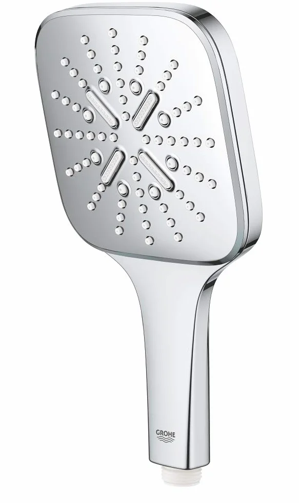 GROHE Rainshower 130 SmartActive Cube słuchawka prysznicowa 3 rodzaje strumienia, chrom, 26582000
