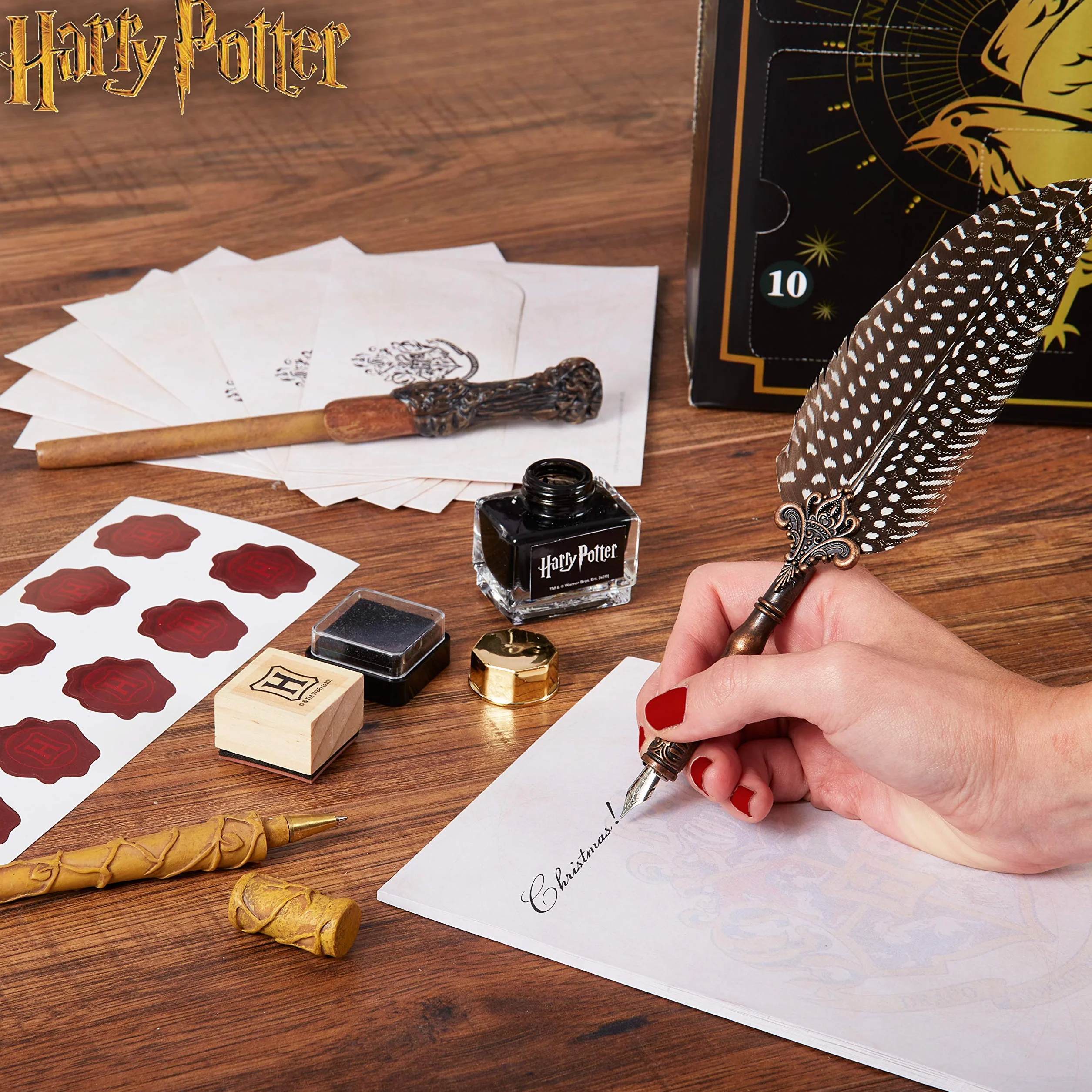 Harry Potter Kalendarz adwentowy 2021 dla dzieci, kształt kostki, 24 niespodzianki, biżuteria, prezenty do kalendarza adwentowego